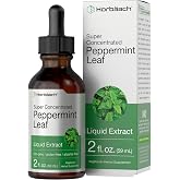 Horb&auml;ach Peppermint Leaf Extract Liquid | 2 Fl Oz | Alcohol Free Drops | Vegetarian, Non-GMO &amp; Gluten Free Herbal Supplement