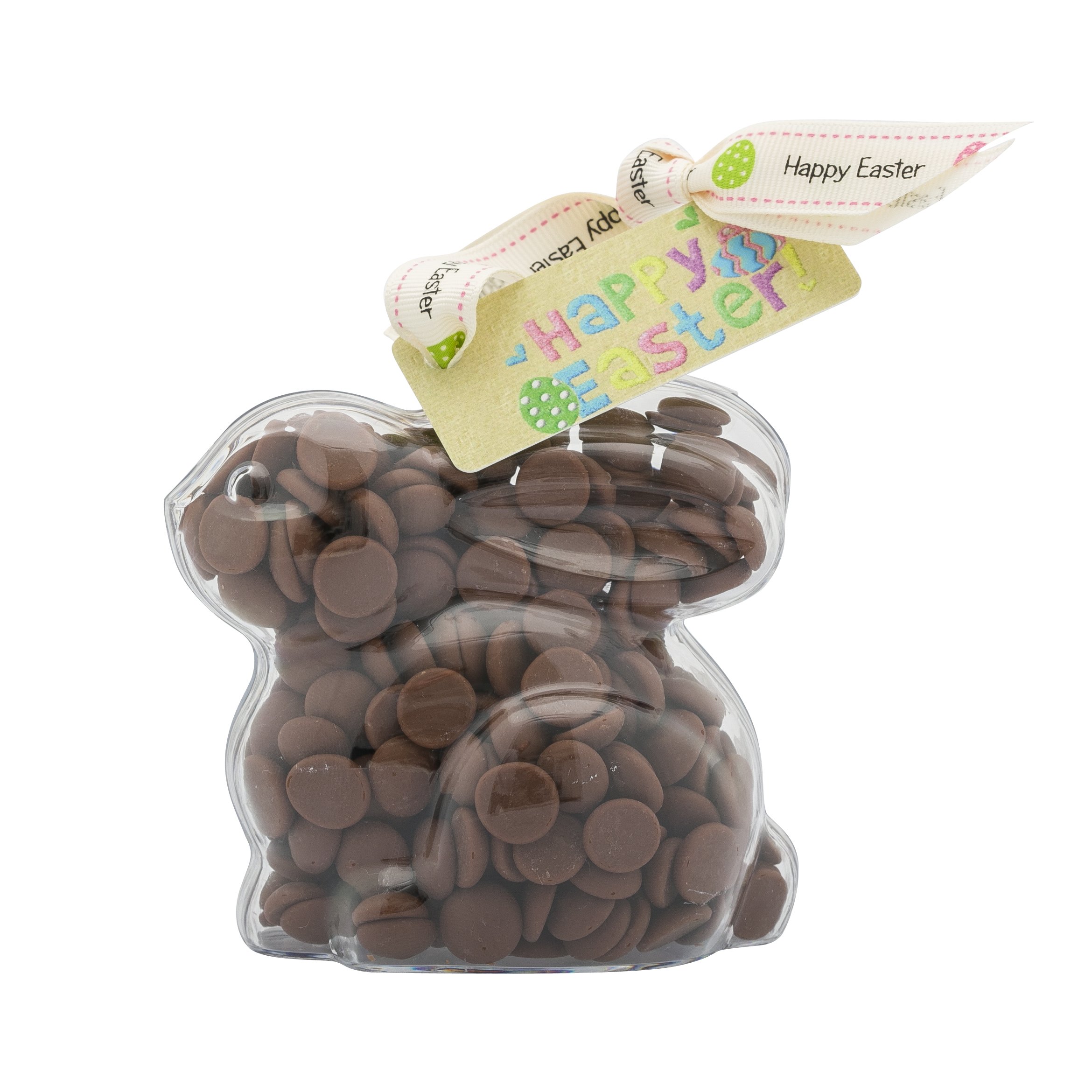 ButtonChocs Easter Chocolate Bunny Rabbit. Belgian Milk Chocolate Easter Gift.