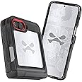 Ghostek Covert Clear Galaxy Z Flip 6 Case with Built-in Kickstand and Full Hinge Protection Shockproof Protective Phone Cover Designed for 2024 Samsung Galaxy Z Flip6 (6.7") (Smoke)