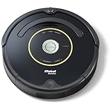 iRobot Roomba 650 - Robot aspirador (potente sistema de limpieza con sensores de suciedad Dirt Detect, aspira alfombras y suelos duros, atrapa el pelo de mascotas, programable), color negro