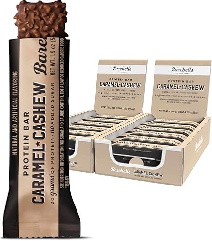 Amazon.com : Barebells Protein Bars Caramel Cashew - 12 Count,pack