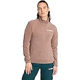 adidas womens Terrex Multi Essentials Half-zip Fleece Hiking Jacket