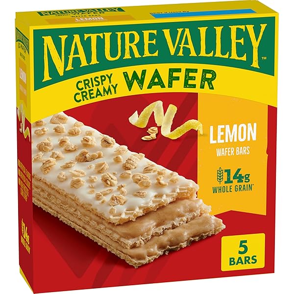 NATURE VALLEY CRISPY CREAMY WAFER BARS, LEMON, WHOLE...