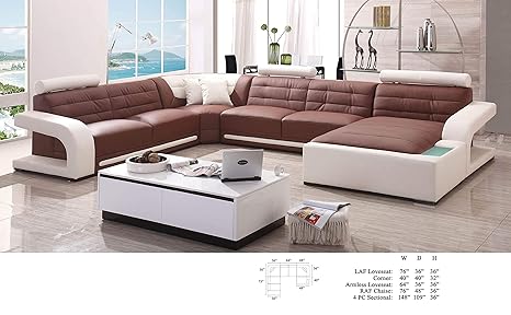 Amazon Com Living Room Furniture Modern Classic Large Sectional