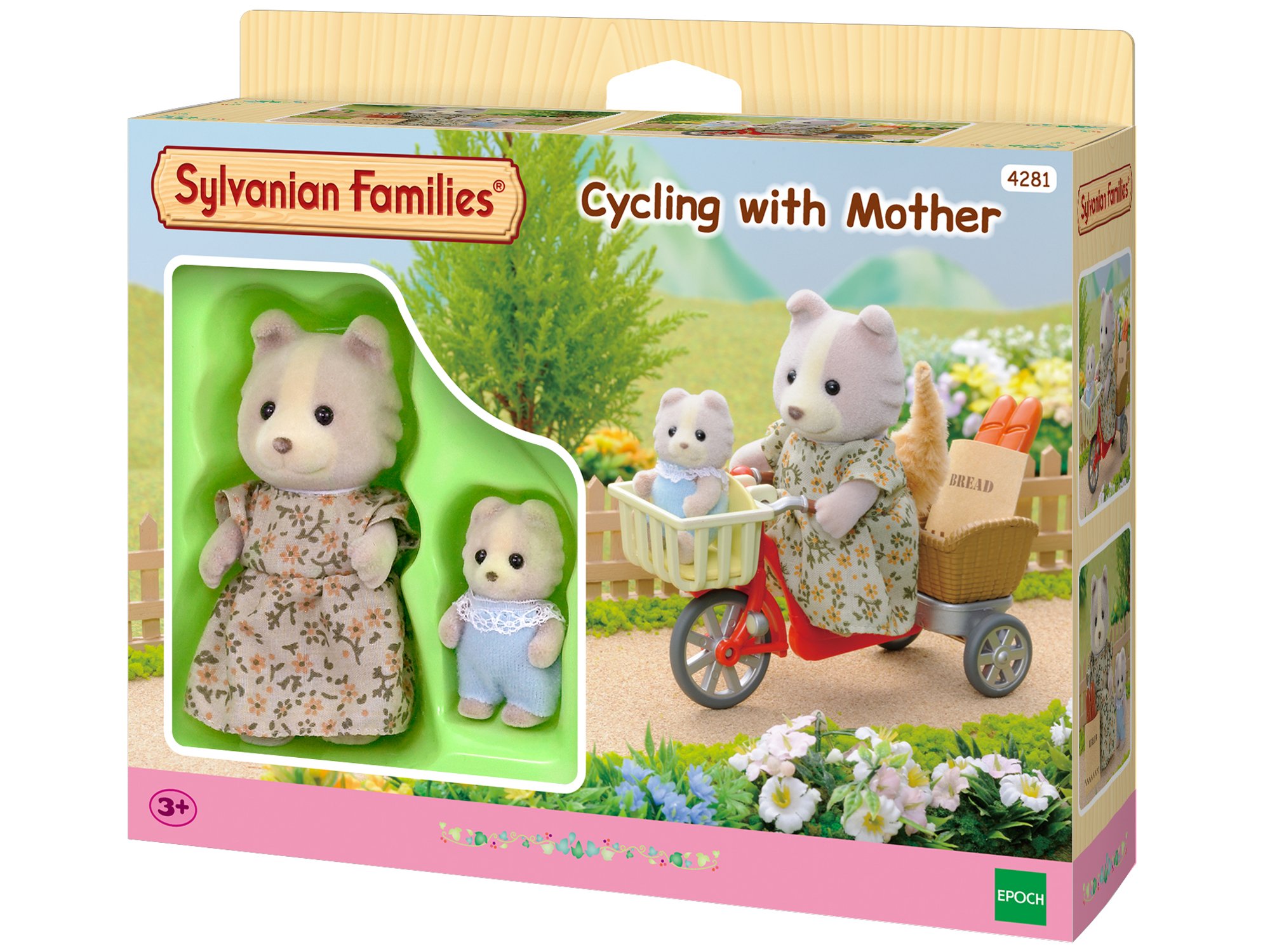Sylvanian 4281 Families Cycling With Mother