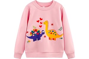 NUBEEHOHO Toddler St. Patrick's Day Sweatshirt Clover Shamrock Long Sleeve Irish Green Shirts Tops for Kids (8455-8T)