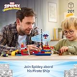 LEGO Marvel Team Spidey Pirate Ship 11208 Toy Set with Minifigures view 2
