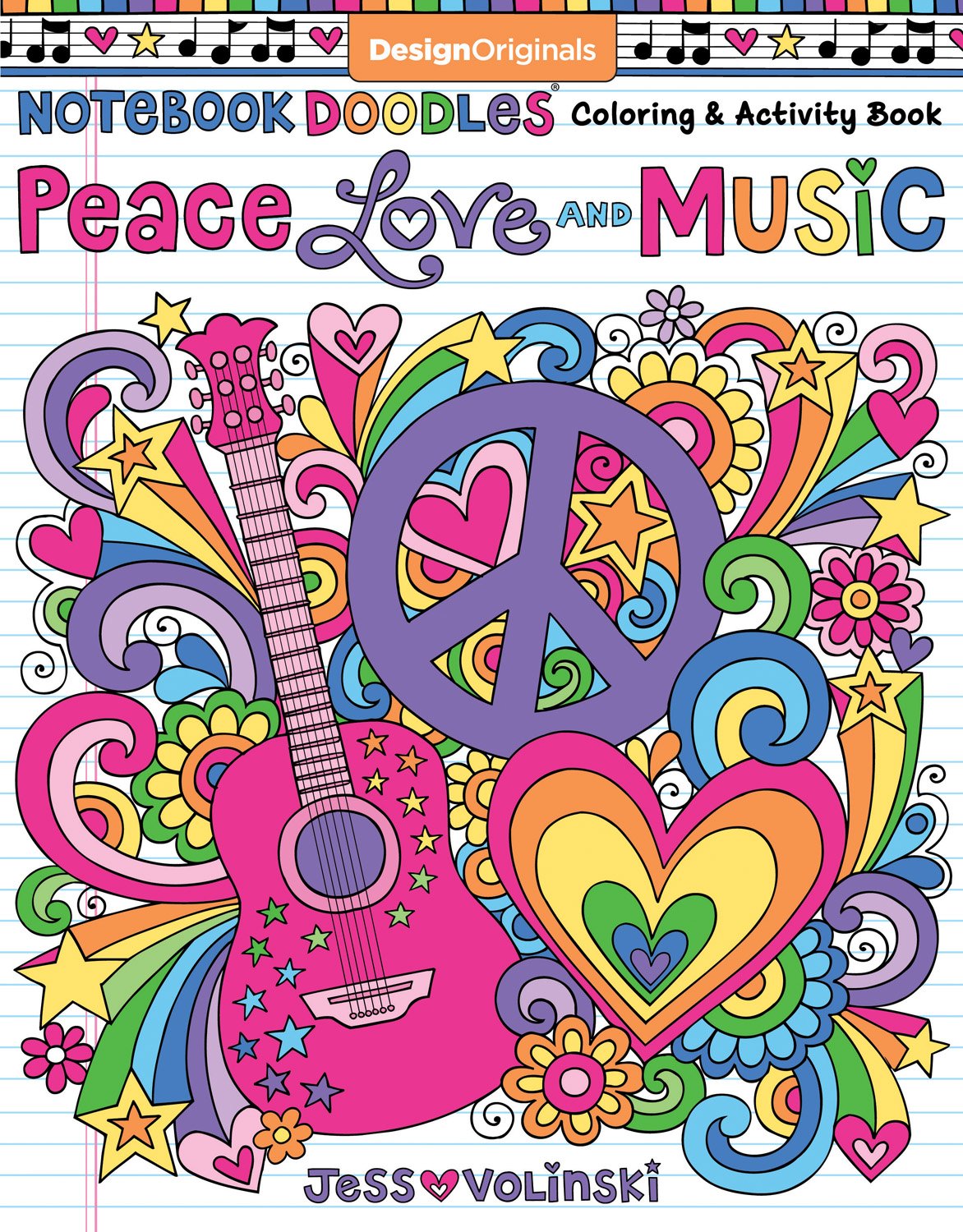 Notebook Doodles Peace, Love, and Music: Color & Activity Book (Design Originals) 32 Groovy Designs; Beginner-Friendly Relaxing & Inspiring Art Activities for Tweens, on Extra-Thick Perforated Pages Notebook Doodles Peace, Love, and Music: Color & Activity Book (Design Originals) 32 Groovy Designs; Beginner-Friendly Relaxing & Inspiring Art Activities for Tweens, on Extra-Thick Perforated Pages No
