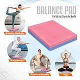Yes4All Foam Exercise Pad Balance Pad XThick Rose Quartz Serenity view 5