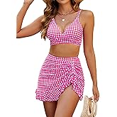Blooming Jelly Women's High Waisted Bikini Sets Tummy Control Bathing Suit Two Piece Swim Suit 2026 Retro Swimsuit