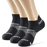 MONFOOT Men's/Women's 3-10 Pairs Silky Dry Athletic Cushion Ankle Socks, Multipack