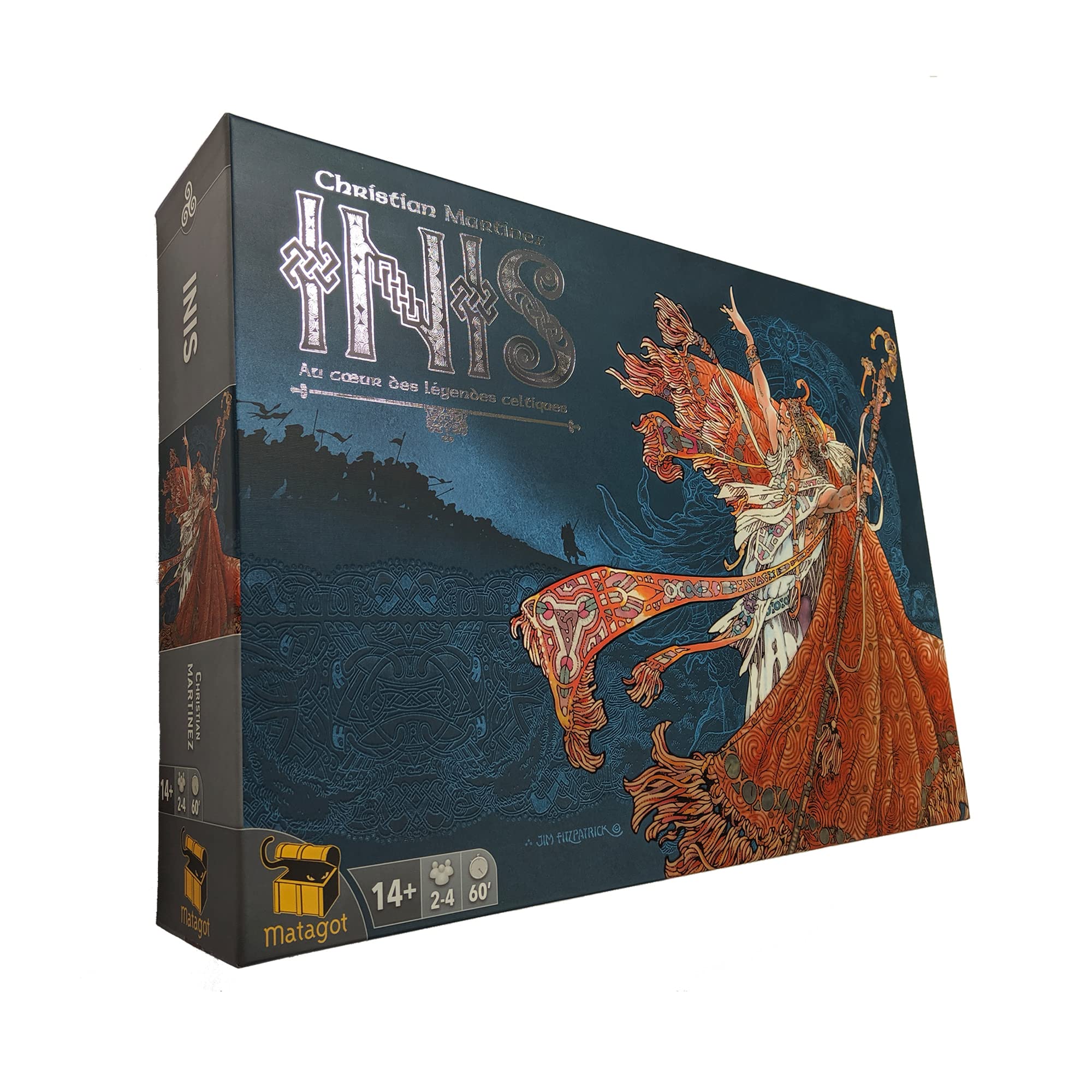 Photo 1 of Matagot Inis Board Game | Strategy Game Based on Celtic Mythology | Area Majority and Card Drafting Game for Adults and Teens | Ages 14+ | 2-4 Players | Average Playtime 60 Minutes | Made by Matagot