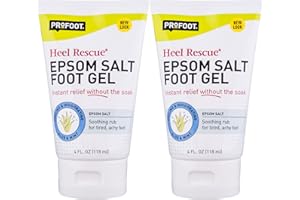 Profoot Epsom Salt Foot Gel Relief for Aching Feet, 4 Ounce, 2 Count