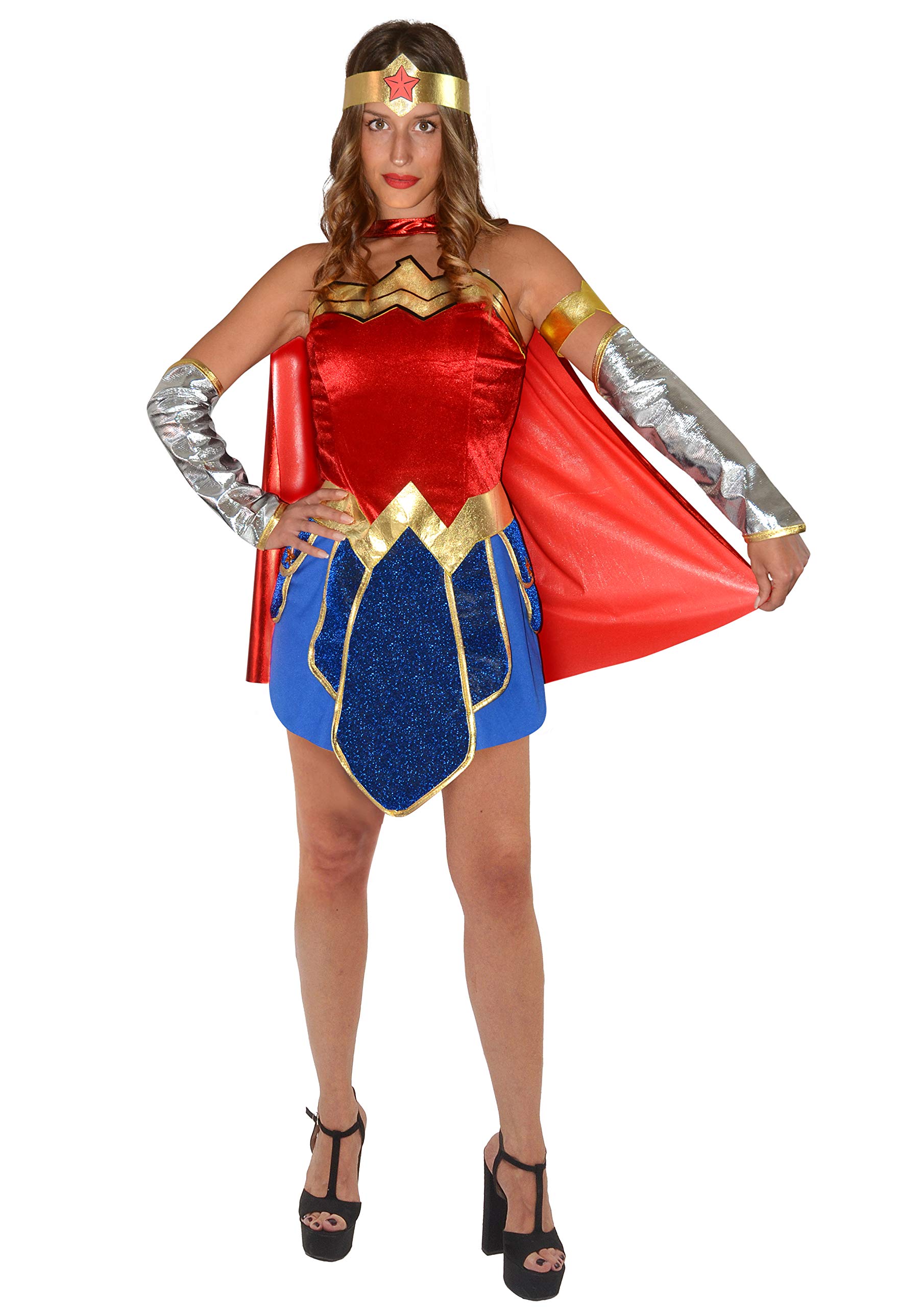 Wonder Woman adult costume disguise girl woman adult official DC Comics (Size M)