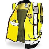 KwikSafety - Charlotte, NC - GODFATHER Safety Vest [CUSHIONED COLLAR + TABLET POCKET] ANSI OSHA
