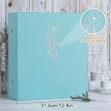 Lanpn Photo Album 6x4 Slip In Linen 600 Pockets Teal 60 Sheets 120 Pages view 2