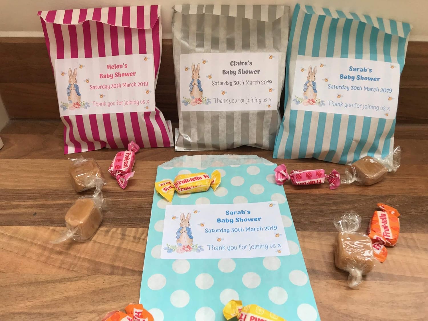 personalised baby shower sweets