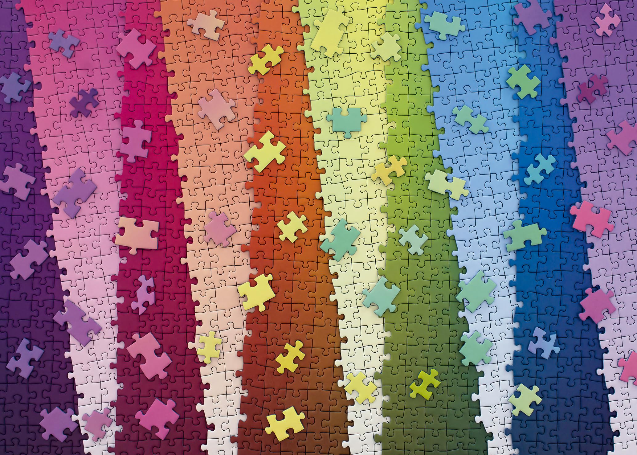 Ravensburger Colours on Colours 1000 piece Jigsaw Puzzle for Adults and Kids Age 12 Years Up