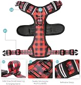HEELE No Pull Dog Harness Reflective Adjustable Front Back Leash Attach XL view 3