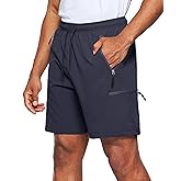 Viodia Men's Hiking Cargo Shorts Stretch Quick Dry Lightweight Shorts for Men Fishing Athletic Shorts with Pockets