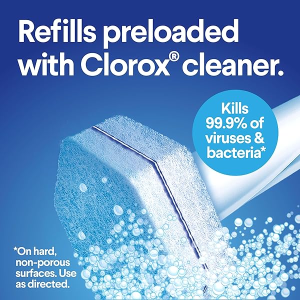 CLOROX TOILETWAND TOILET CLEANING REFILLS, DISINFECTING SCRUBBING PADS, 30 COUNT (PACK MAY VARY)