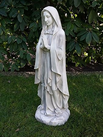 Madonna von Lourdes Statue Deko Figur Mutter Gottes Heilige Maria Heiligenfigur