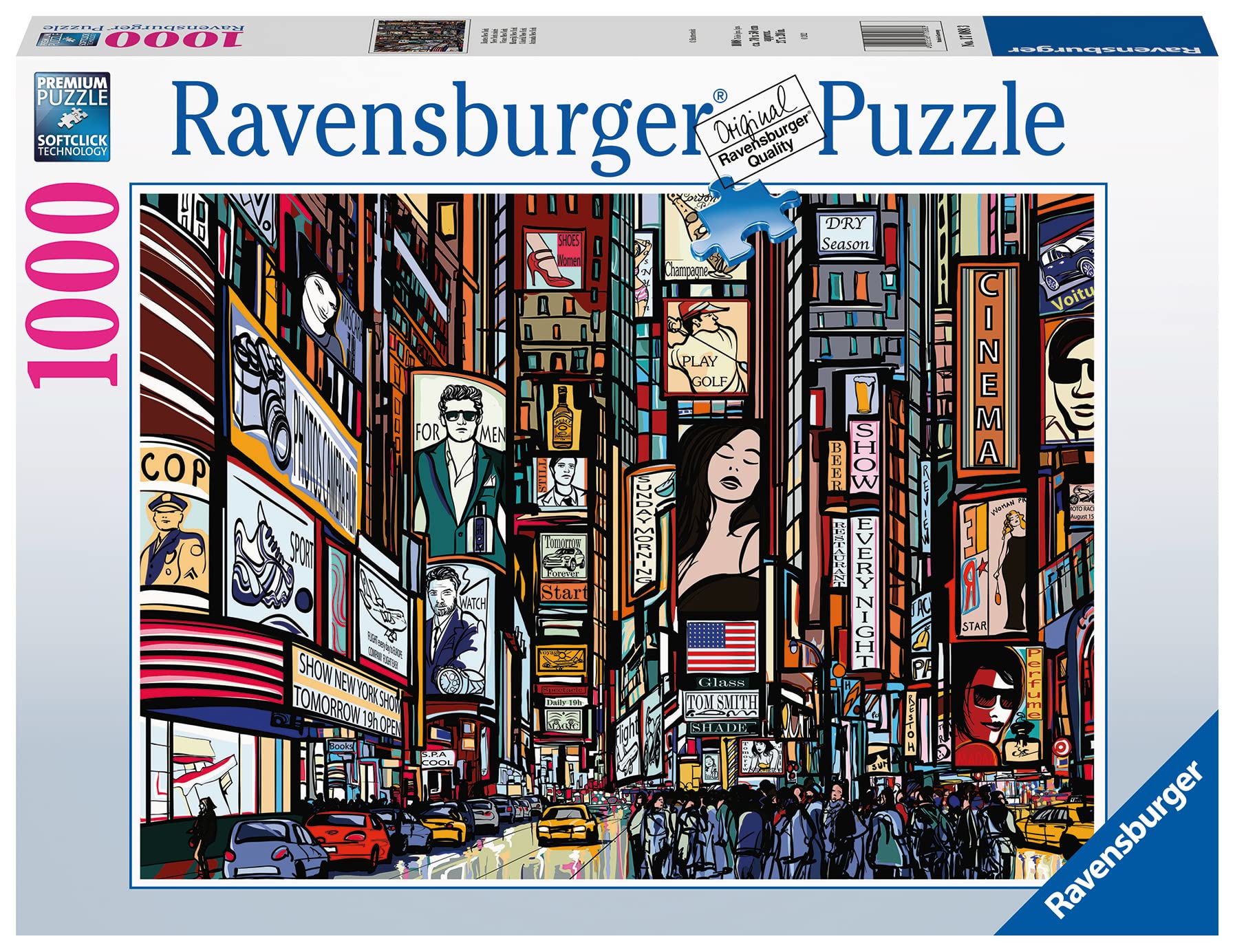 Ravensburger Colourful New York City 1000 Piece Jigsaw Puzzles for Adults and Kids Age 12 Years Up