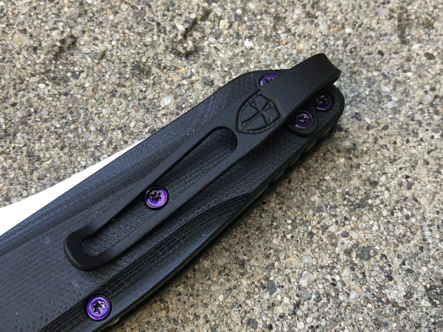 Black Titanium Deep Pocket Clip For Benchmade 940 Freek
