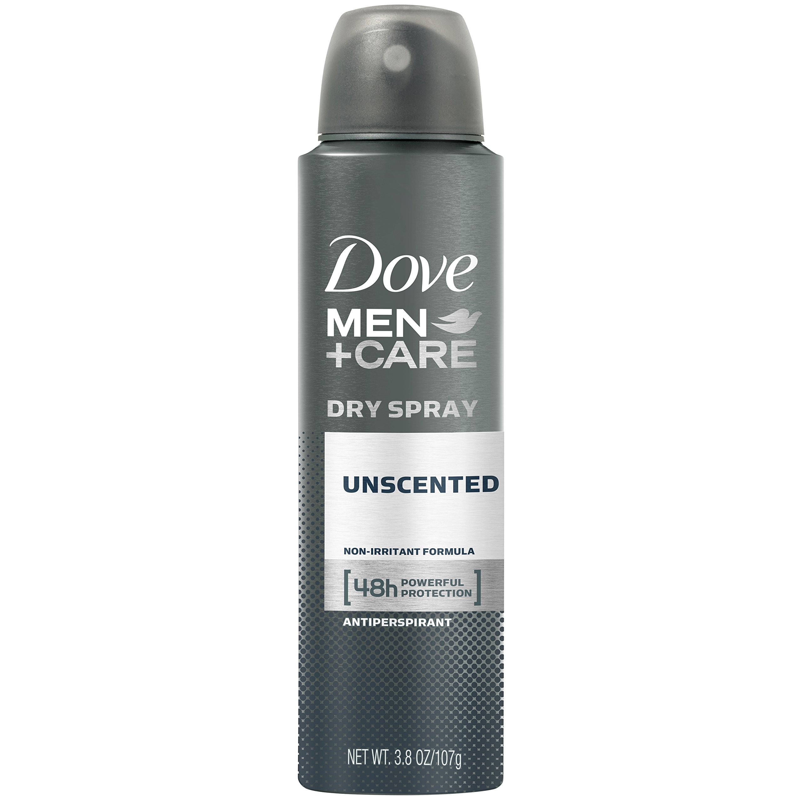 Dove Men+Care Dry Spray Antiperspirant Deodorant, Unscented 3.8 oz Amazon