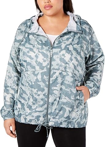 columbia green windbreaker