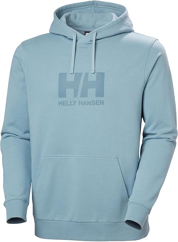 Herren Hh Logo Hoodie, Windiges Blau, S
