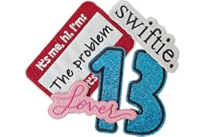 NOXOZOQM 5 Pcs of Performer Music Fans Series Embroidery Iron-on Patches, Patches That Young Fashionistas Like, are Suitable for Clothing, Pants, Jackets, Backpacks, Jeans, Hats and Many Other Items