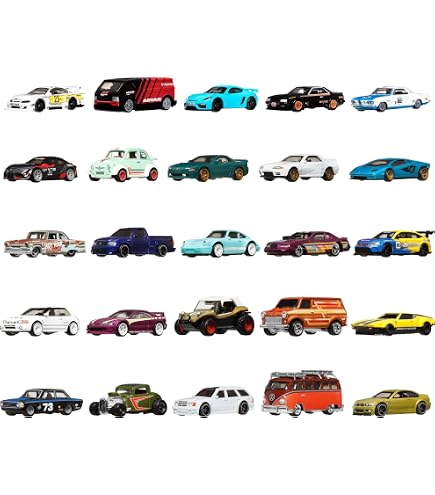 Amazon.com: Hot Wheels Boulevard 25-Car Factory Set, 25 Premium 1