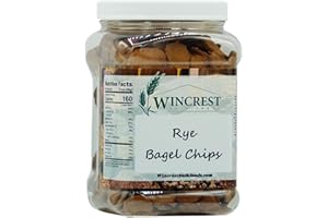 WINCREST BULK FOODS Rye Bagel Chips - 1 Lb Tub