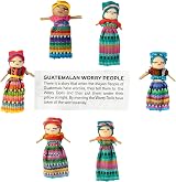 Purity Style Six Worry Dolls in a Bag Fair Trade Guatemala 6 cm view 6