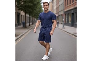 Mens 2 Piece Short Set Summer Outfits Polo Shirt and Shorts Set Tracksuits Set Short Sleeve and Shorts Set for Men