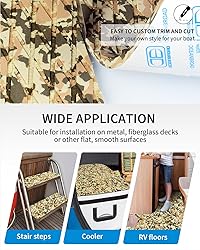 OCEANBROAD Self-Adhesive 96''x38'' Camouflage Boat