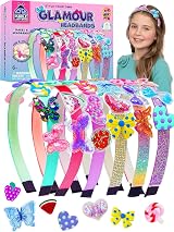 PURPLE LADYBUG Glamour Headband Making Kit for Girls DIY Hair Accessories view 1