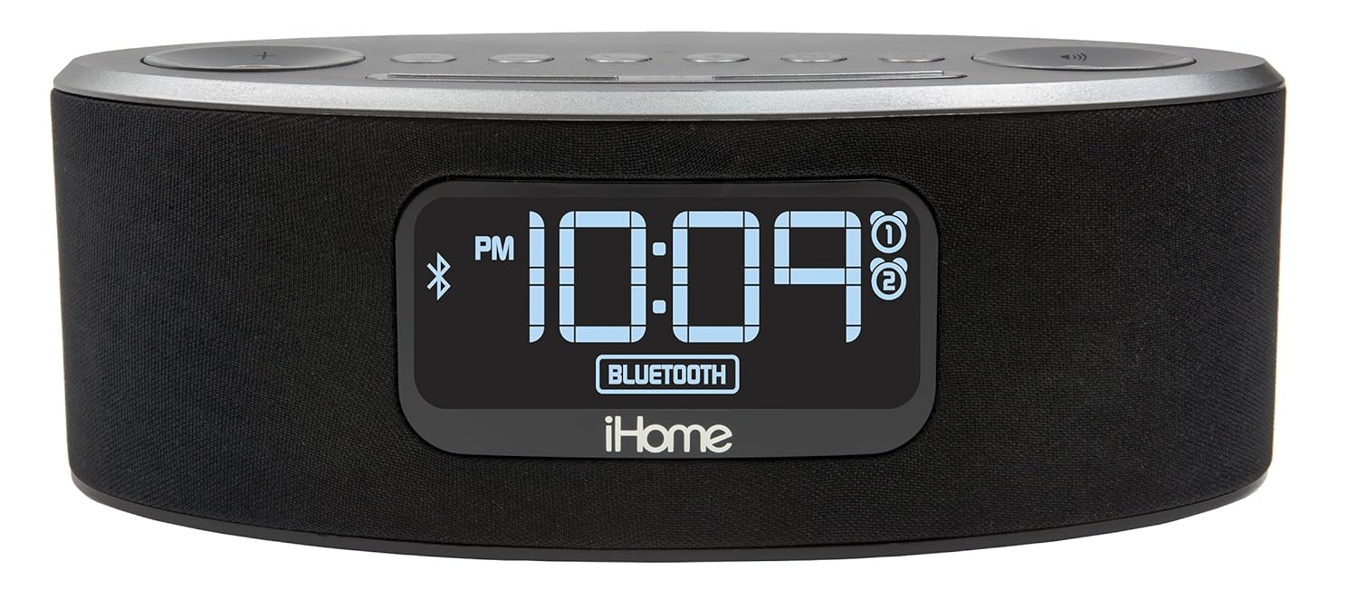 iHOME iBT31 BLUETOOTH CLOCK RADIO WITH FM+ALARM+SPEAKER PHONE+USB