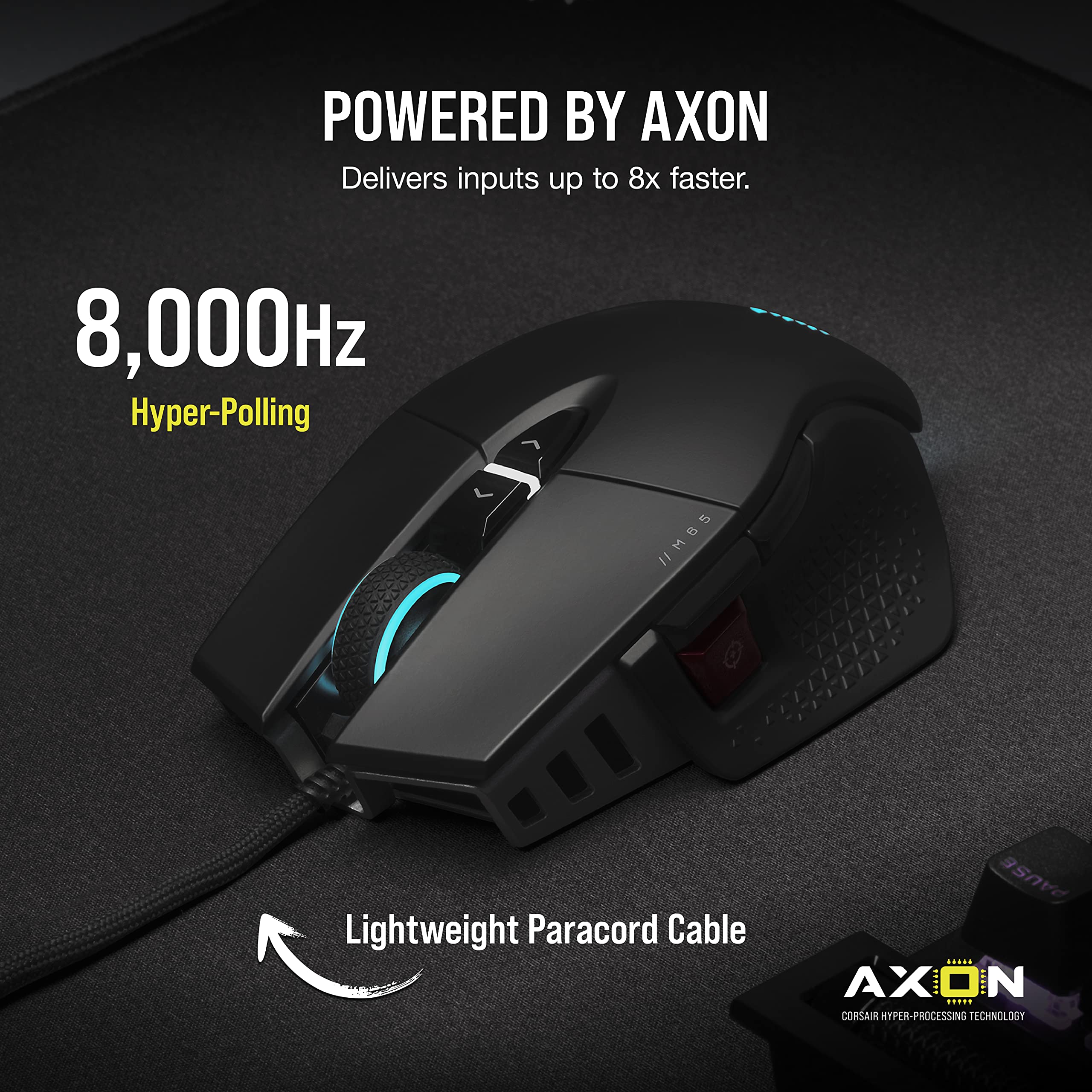 Corsair M65 RGB Ultra, Tunable FPS Gaming Mouse (Renewed)