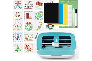 Likcut Vinyl Cutter Machine, Smart Sticker Maker Glee S501 for DIY Joy, Portable Cutting Tool for Crafting Beginner, Compact Design for Home & School Craft Projects, DIY Home Decor, Blue