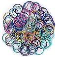 MUSCELL Binder Rings, Loose Leaf Rings,Office Book Rings - 1 Inch 100pcs Assorted Colors