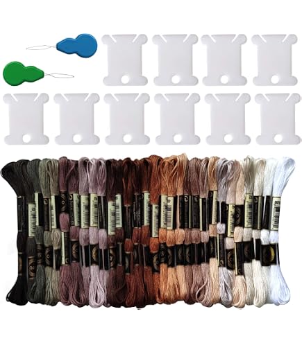 Aakriti Cotton Rainbow Embroidery Floss Skeins For Friendship Bracelets...