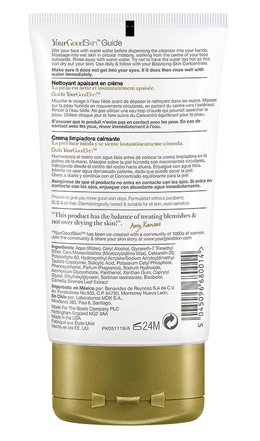 your good skin calming cream cleanser