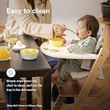 Stokke Tray for Tripp Trapp Vanilla White - Wipeable High Chair Accessory view 3