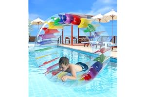 Greenco Giant Inflatable Pool Float, Inflatable Pool Floats, Inflatable Raft for Summer, Giant Pool Lounger, Pool Accessories, Lake Floats & Pool Toys, Summer Fun for Pool, Lake, Beach Party
