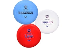 Discmania Evolution GEO Disc Golf Set of 3 – Includes Disc Golf Putter, Mid-Range and Driver (Colors Will Vary)
