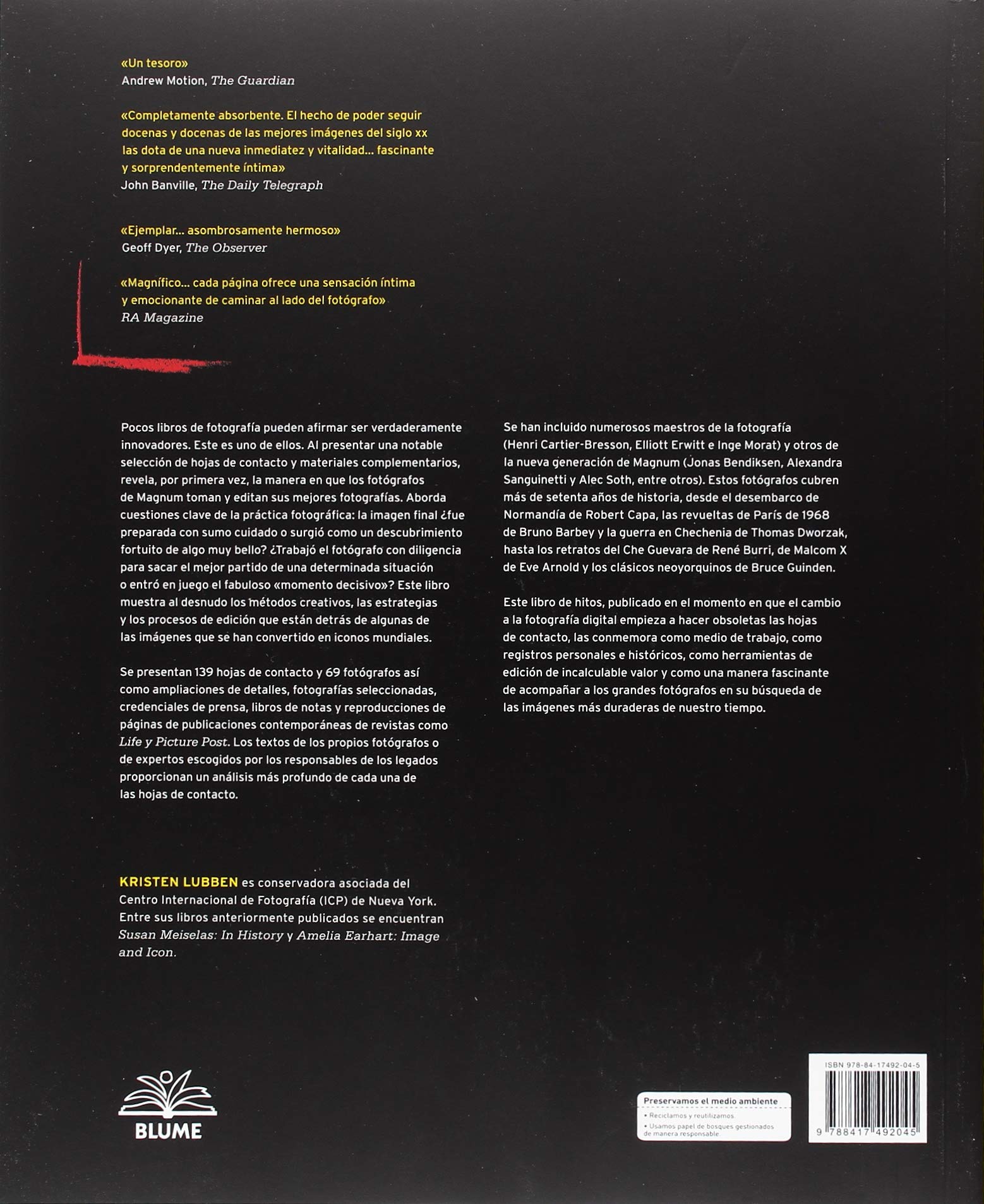 Magnum 2019 Hojas De Contacto Lubben Kristen Rodriguez Fischer Cristina Rodriguez Arias Alfonso 9788417492045 Amazon Com Books