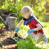 OSDUE 3 Pairs Kids Gardening Gloves with Soft PVC Dots Size 5-7 Years view 7