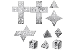 Therwen 5 Pieces Welding Practice Kit Steel 16 Gauge Dice Welding Coupons DIY Equipment Mild Triangle Plate for Beginners TIG MIG Gas Arc Stick Practice Training Accessories Tools, 5 Styles